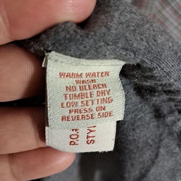 Carbon 2 Cobalt Mens Button Up Shirt Long Sleeve Lined Gauze Collared Plaid XL - Picture 10 of 13